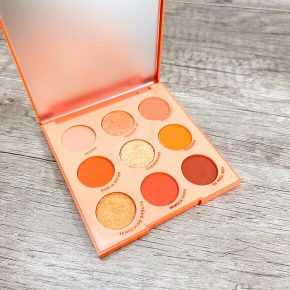 Colourpop Orange You Glad? Pressed Powder 9 Pan Eyeshadow Palette 0.3oz - Picture 4 of 4
